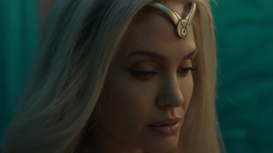 Jolie will play Thena, who can wield weapons from cosmic energy. Pic: Marvel Studios